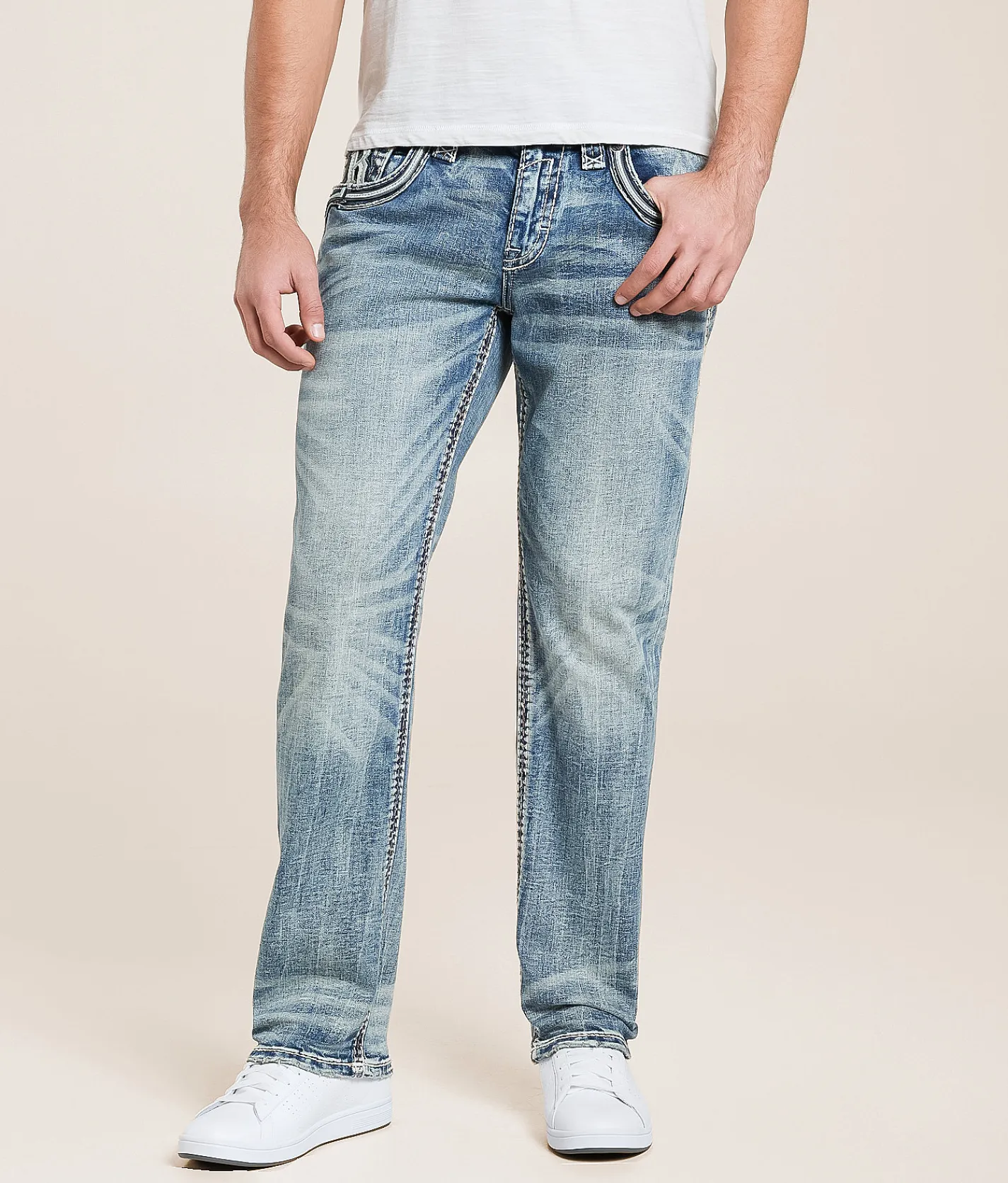 Rock Revival Kaelo Relaxed Taper Stretch Jean Kaelo EQ200 Sale