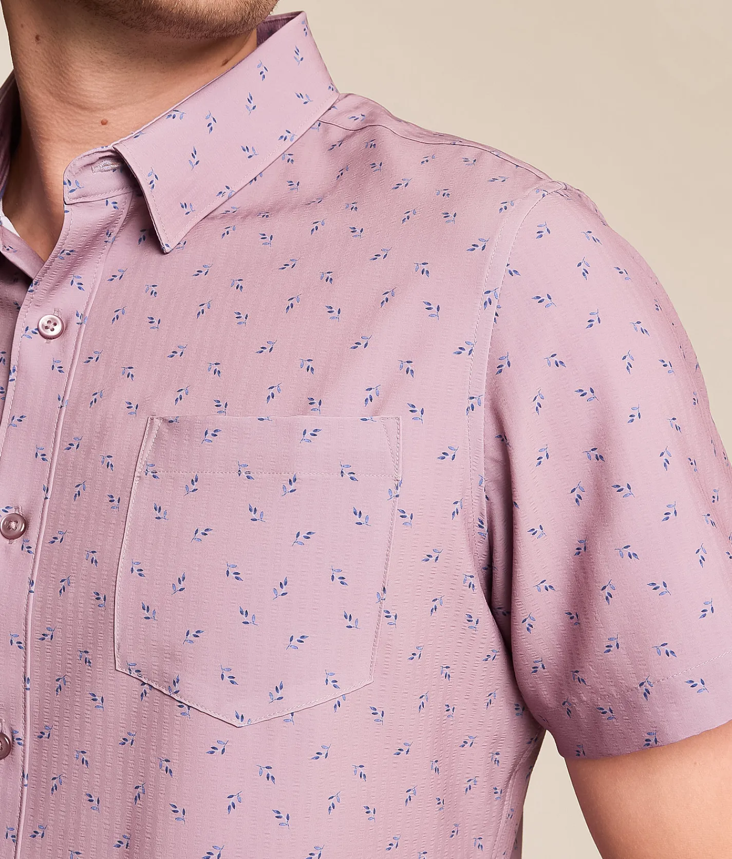 7Diamonds Kairi Performance Stretch Shirt Lavender Outlet
