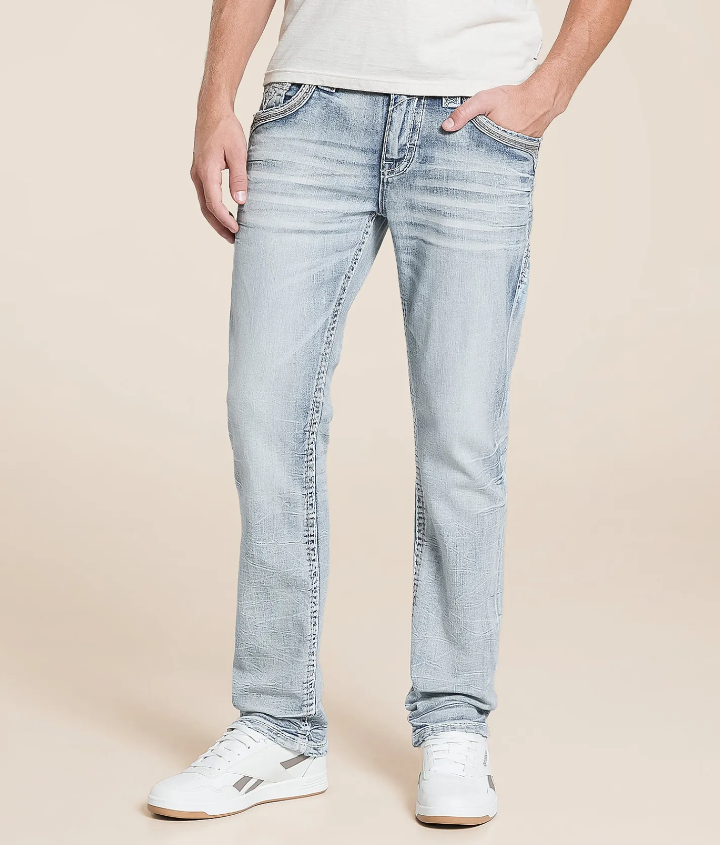 Jeans | Rock Revival Kairo Slim Straight Stretch Jean Kairo SJ203