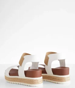 Shoes | Mia Kandice Wedge Sandal White