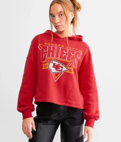 Tops | Junkfood Kansas City Chiefs Hooded Sweatshirt Licorice