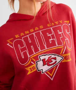 Tops | Junkfood Kansas City Chiefs Hooded Sweatshirt Licorice