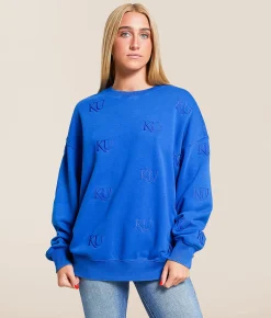 Tops | Gameday SOCIAL® Kansas Pullover Royal Blue