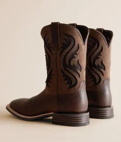 Shoes | Ariat Kanyon Toughstock VenTEK Leather Cowboy Boot Earth Adobe Mocha Suede