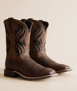 Shoes | Ariat Kanyon Toughstock VenTEK Leather Cowboy Boot Earth Adobe Mocha Suede