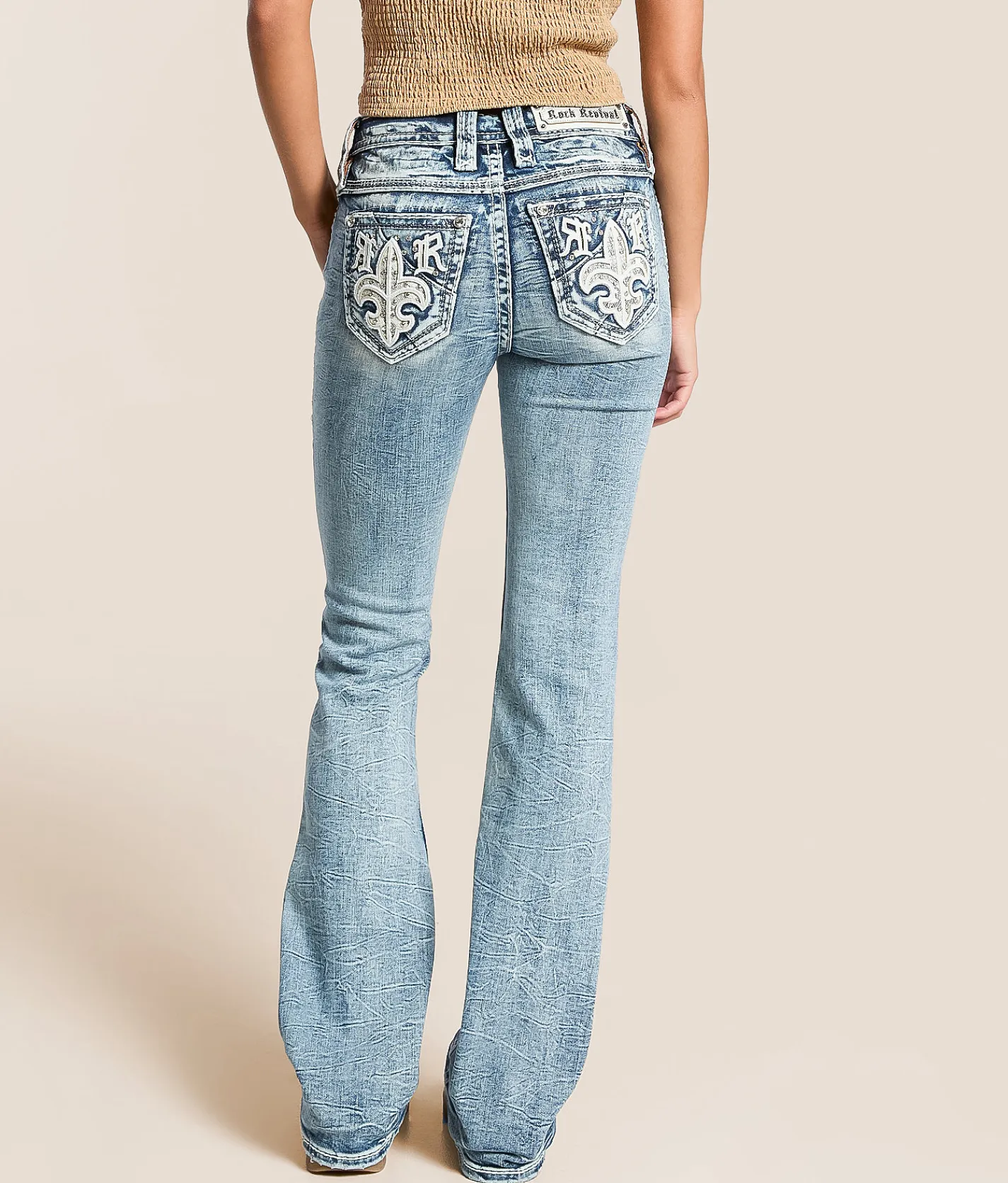 Rock Revival Kari Mid-Rise Boot Stretch Jean Kari MB201 Sale