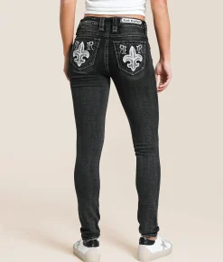 Rock Revival Kari Mid-Rise Skinny Stretch Jean Kari MS202 Online
