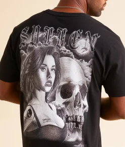 Graphic T-Shirts | Sullen Kasper T-Shirt Jet Black