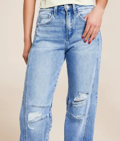 VERVET by Flying Monkey Kate Barrel Leg Stretch Jean Exley Sale
