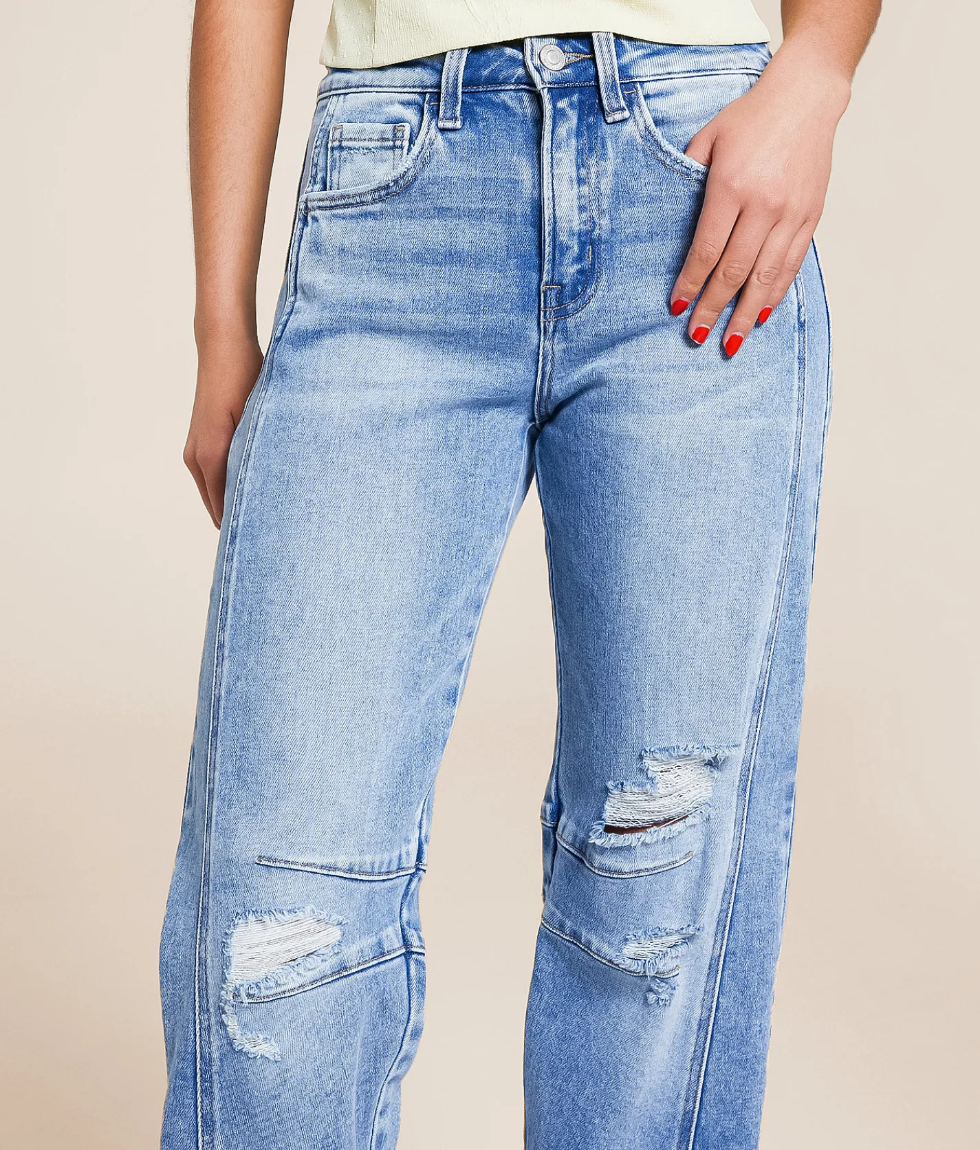 VERVET by Flying Monkey Kate Barrel Leg Stretch Jean Exley Sale