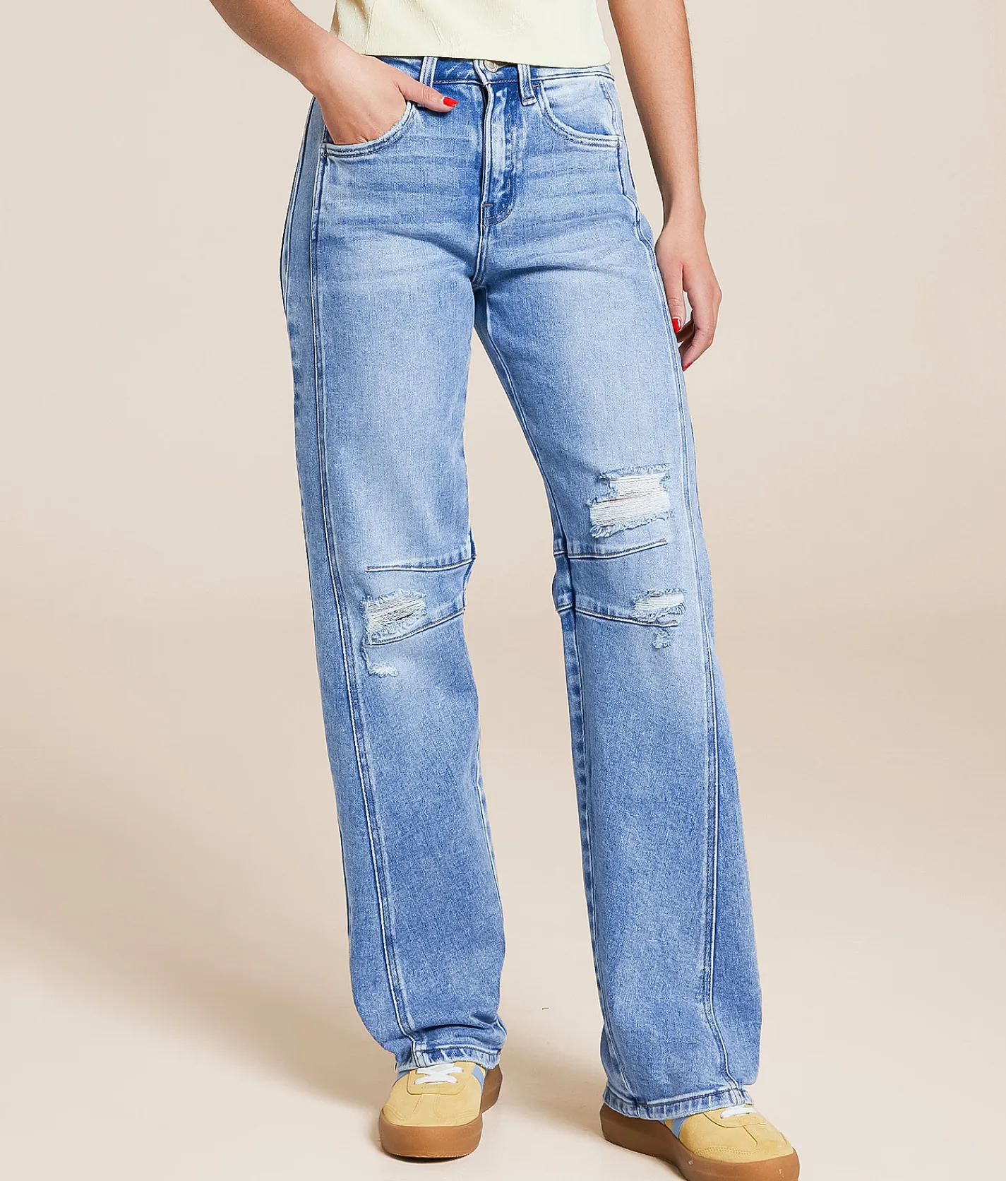 VERVET by Flying Monkey Kate Barrel Leg Stretch Jean Exley Sale