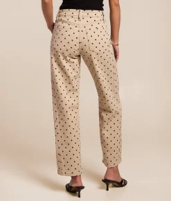 VERVET by Flying Monkey Kate Barrel Polka Dot Jean Black Dot Clearance