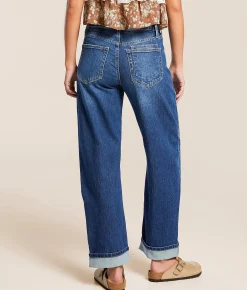 Bottoms | VERVET by Flying Monkey Kate Barrel Stretch Cuffed Jean Serene Summit
