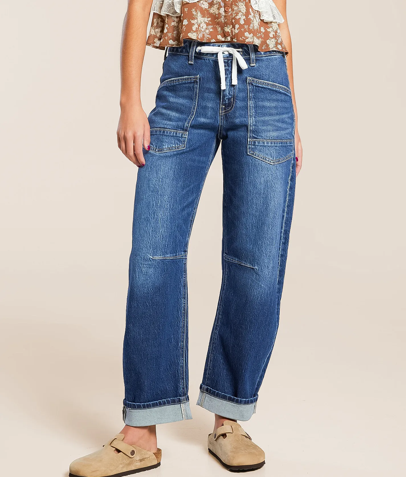 VERVET by Flying Monkey Kate Barrel Stretch Cuffed Jean Serene Summit Online