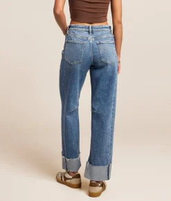 Jeans|Bottoms | VERVET by Flying Monkey Kate Barrel Stretch Cuffed Jean Illustrious