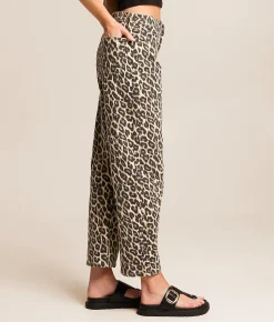 Jeans|Bottoms | VERVET by Flying Monkey Kate Barrel Stretch Jean Leopard