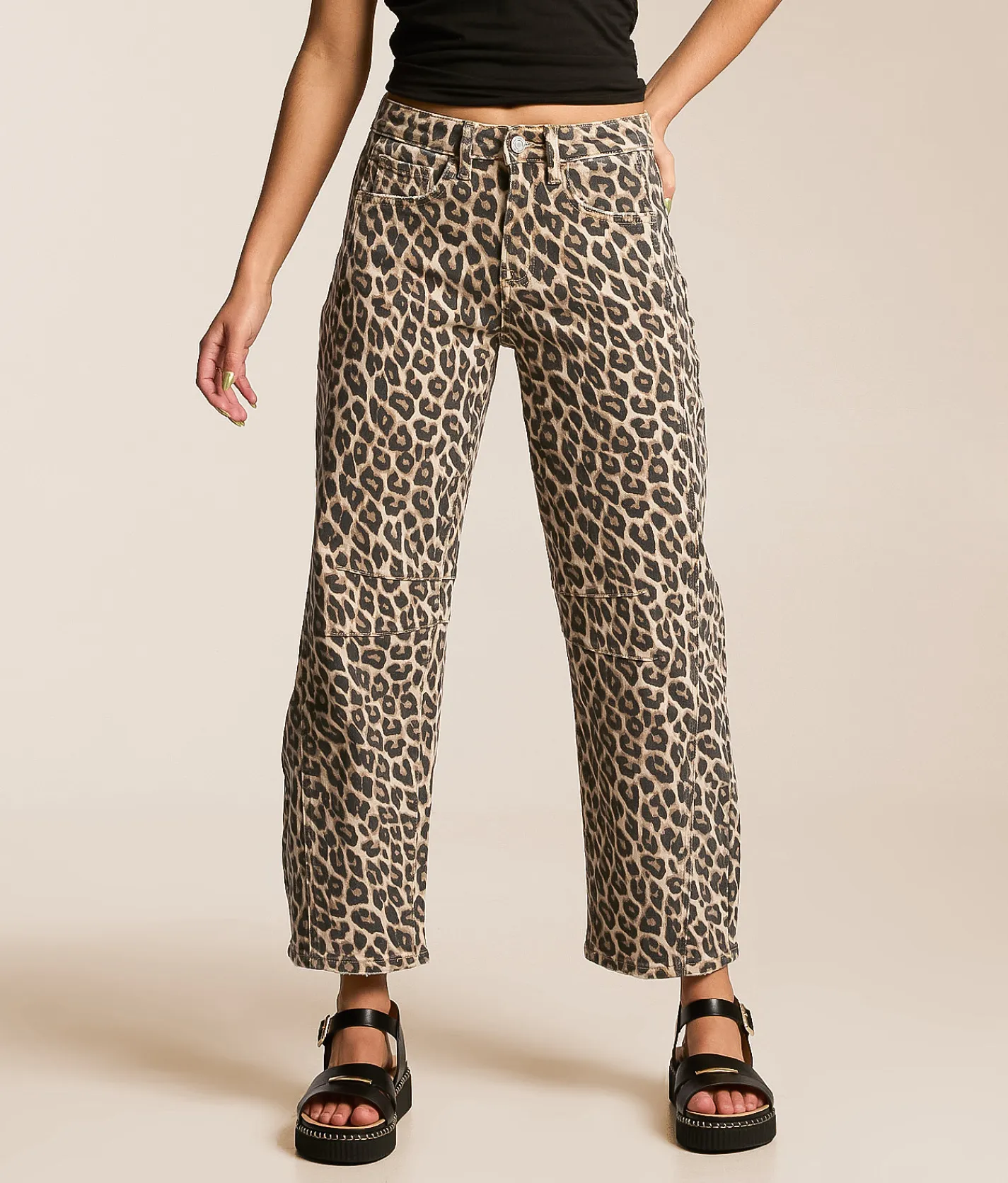VERVET by Flying Monkey Kate Barrel Stretch Jean Leopard New