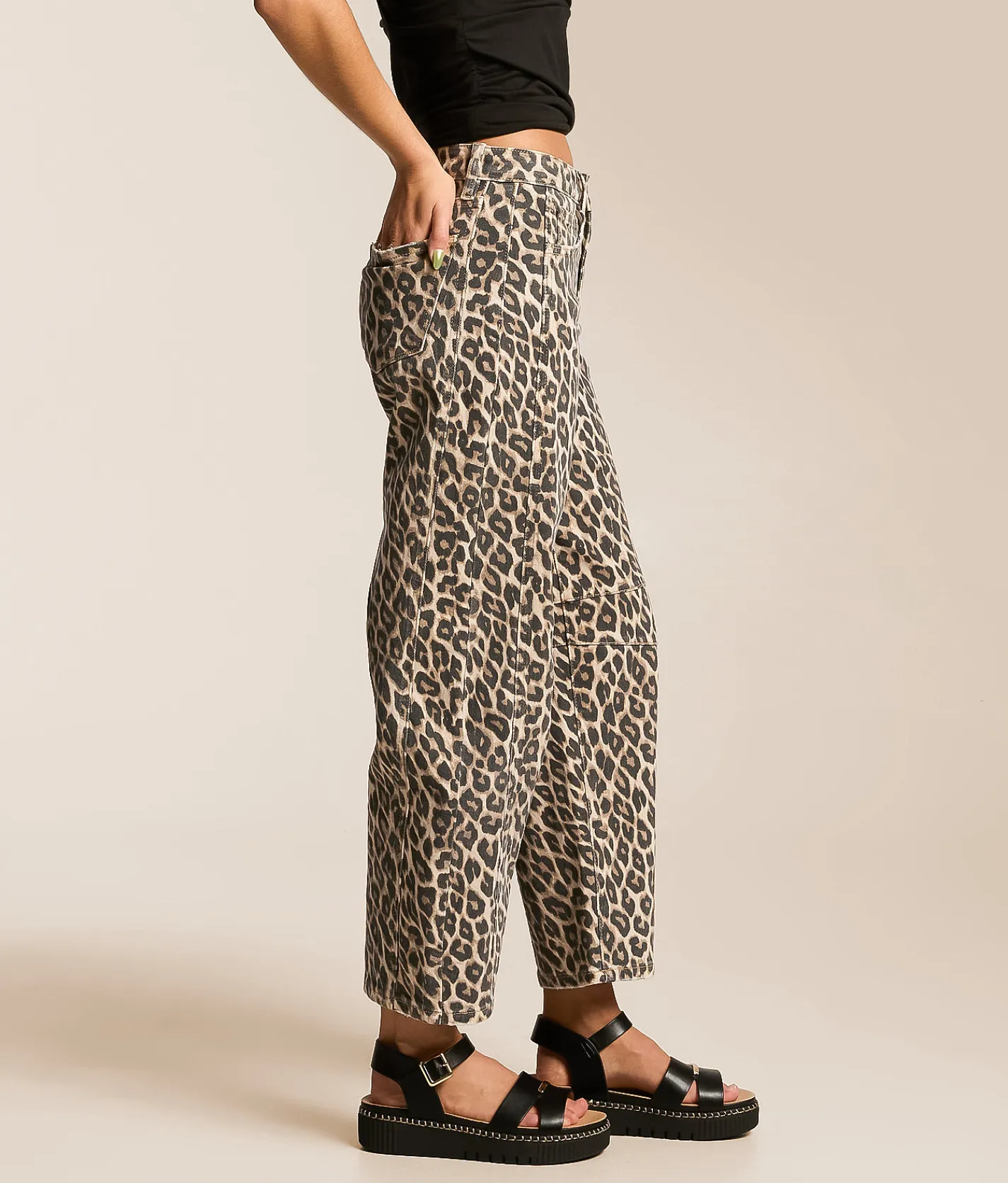 VERVET by Flying Monkey Kate Barrel Stretch Jean Leopard New