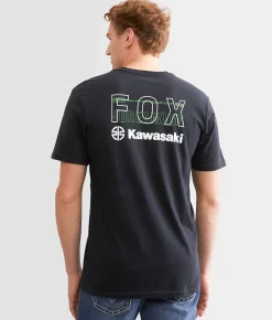 Fox Kawasaki T-Shirt Black New