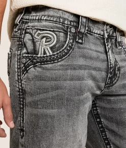Rock Revival Kazane Relaxed Taper Stretch Jean Kazane EQ203 Hot