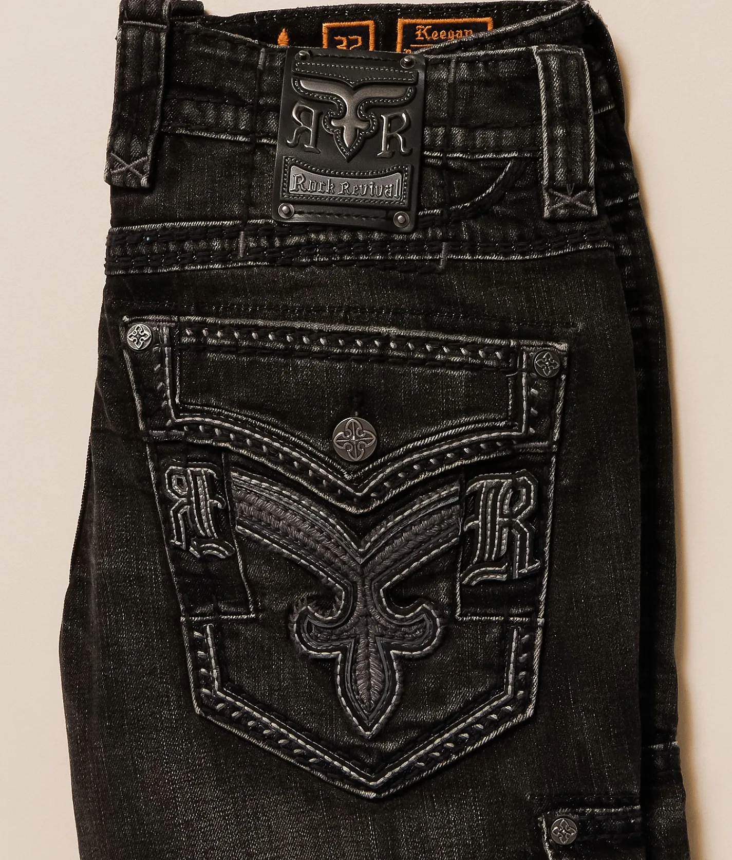Jeans | Rock Revival Keegan Relaxed Straight Cargo Stretch Jean Keegan E204