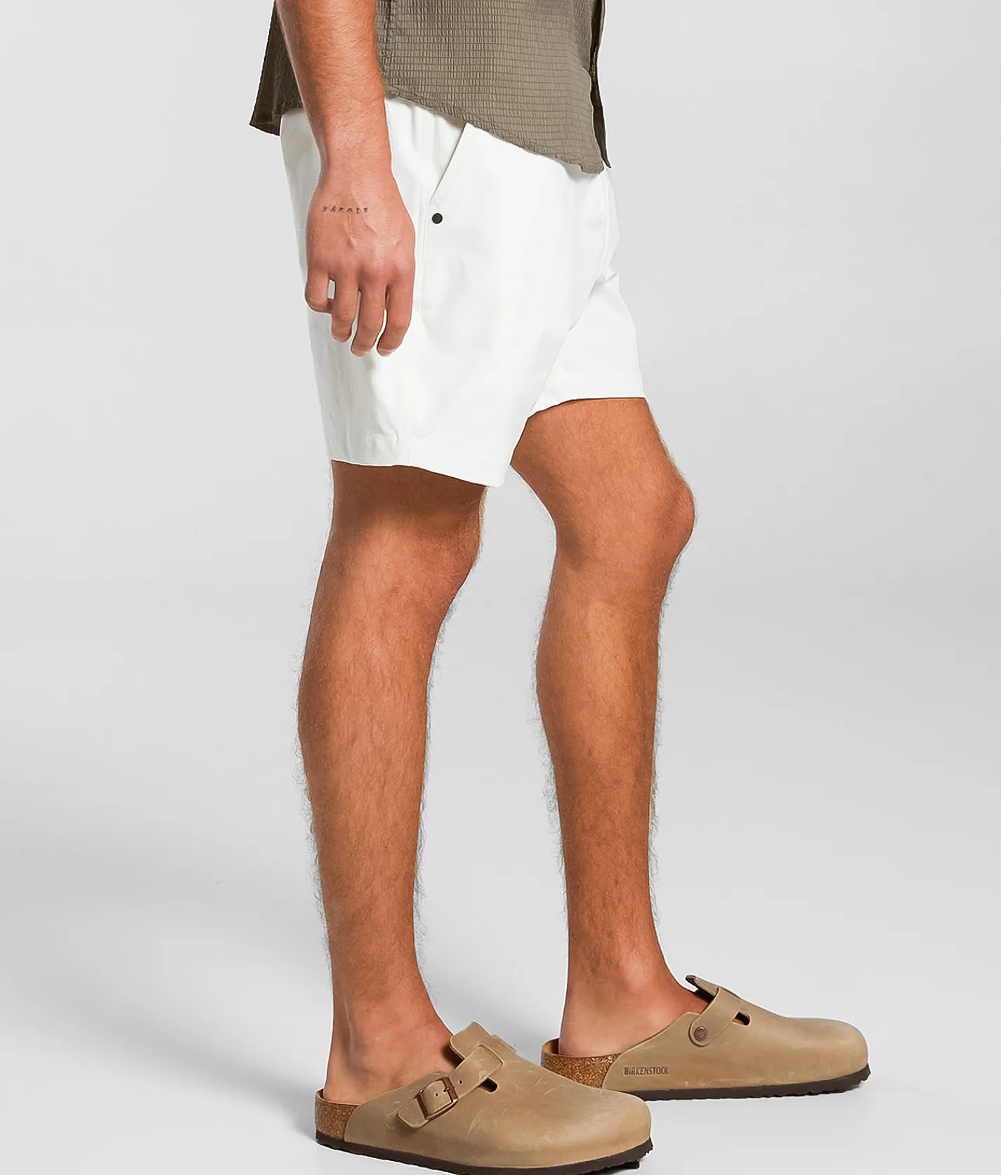 Bottoms|Shorts | Maven Co-op Keel Stretch Short White