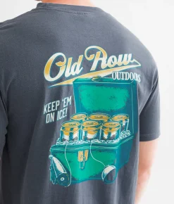 Graphic T-Shirts | Old Row Keep 'Em On Ice T-Shirt Denim
