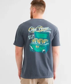 Graphic T-Shirts | Old Row Keep 'Em On Ice T-Shirt Denim