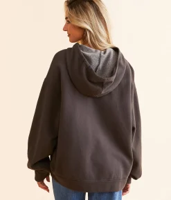 Billabong Keep It Up Hooded Sweatshirt Black Sands New