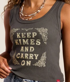 Kimes Ranch Keep Kimes & Carry On Tank Top Pepper
