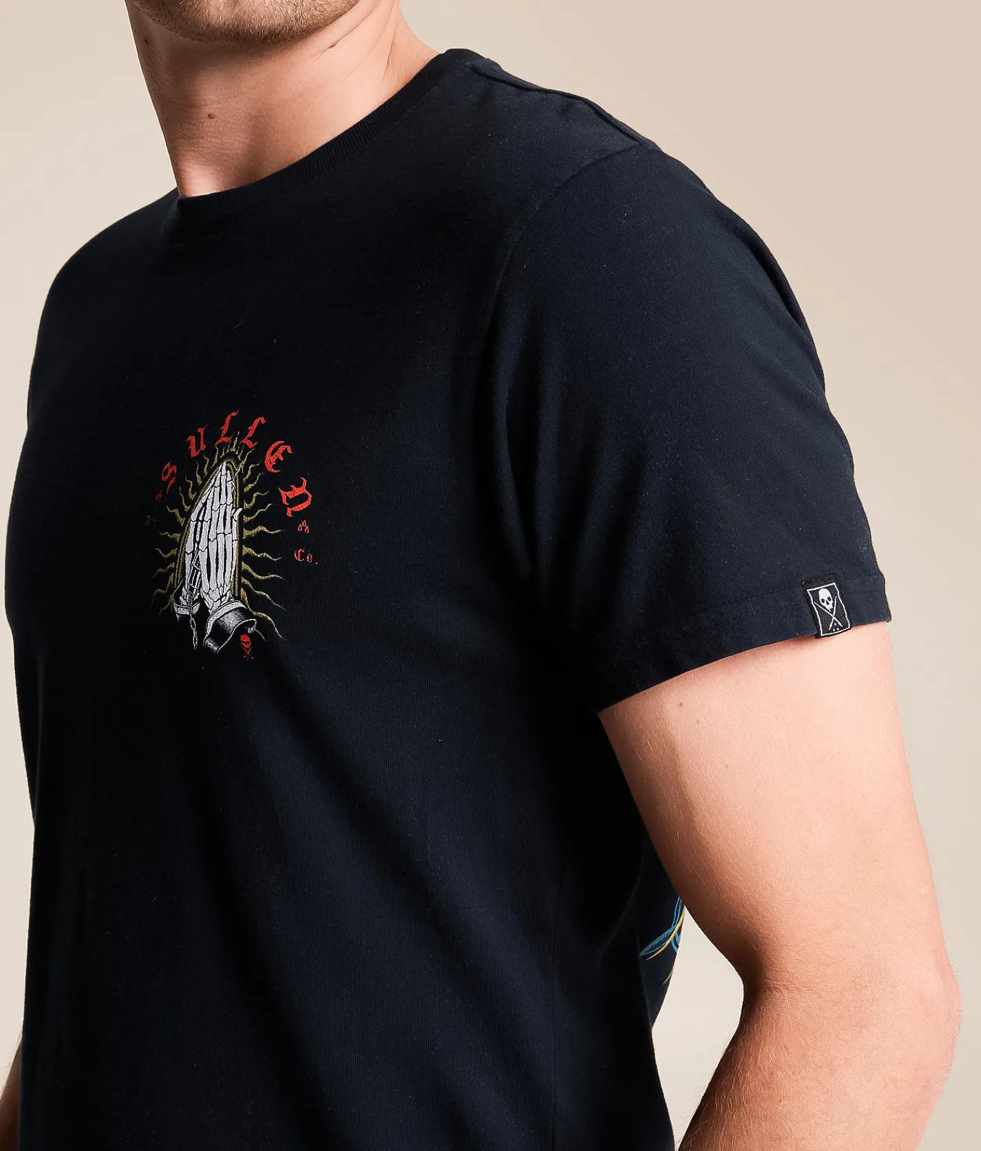 Sullen Keep The Faith T-Shirt Obsidian