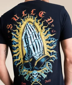 Sullen Keep The Faith T-Shirt Obsidian