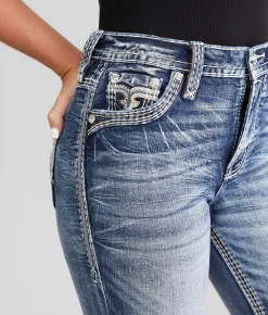 Rock Revival Kelcie Curvy High Rise Boot Stretch Jean Kelcie HB210 Discount