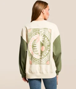 Tops | Billabong Kendal Oversized Pullover Whitecap