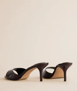 Steve Madden Kendrix Leather Heeled Sandal Brown Leather Outlet