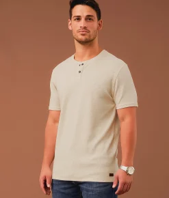 Tops | Outpost Makers Kento Henley Oatmeal