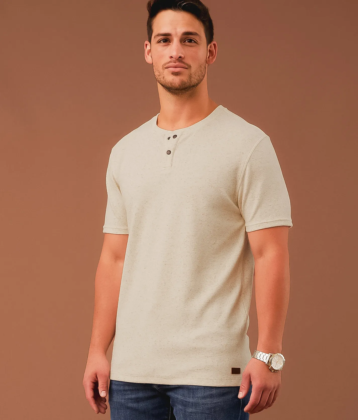 Tops | Outpost Makers Kento Henley Oatmeal