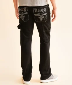 Rock Revival Kento Straight Cargo Stretch Jean Kento J200 Hot