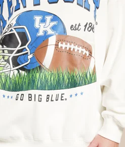 Gameday SOCIAL® Kentucky Football Oversized Pullover White Best