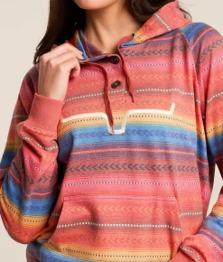 Kimes Ranch Kenzie Henley Hoodie Red Outlet