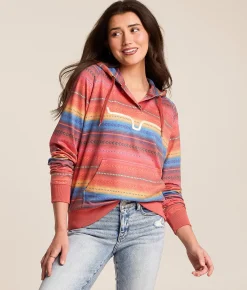 Kimes Ranch Kenzie Henley Hoodie Red Outlet