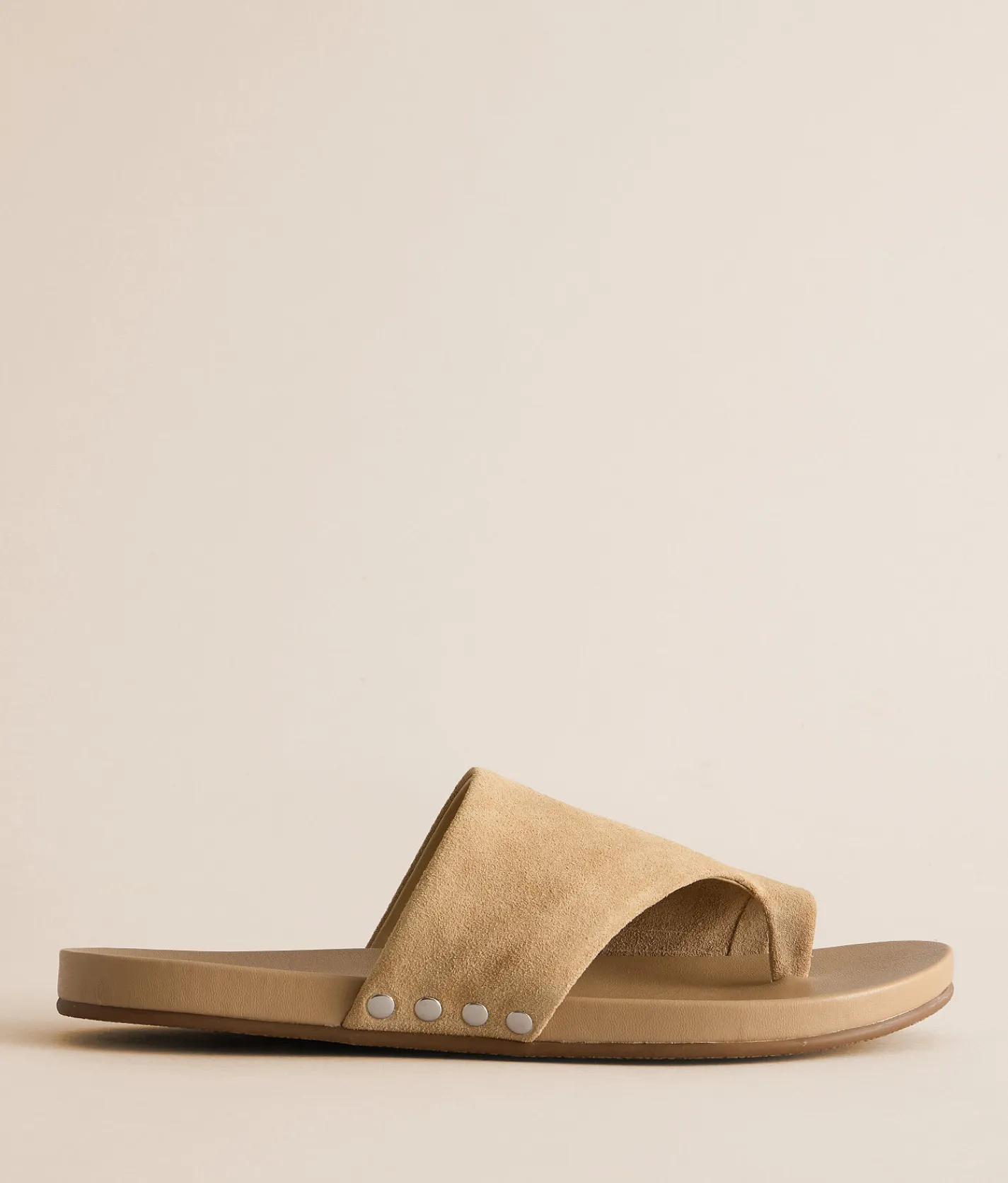 Steve Madden Kessey Leather Sandal Sand Suede Clearance