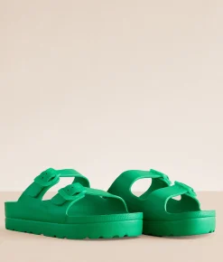 Shoes | Mia Kiana Strappy Sandal Green