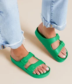 Shoes | Mia Kiana Strappy Sandal Green