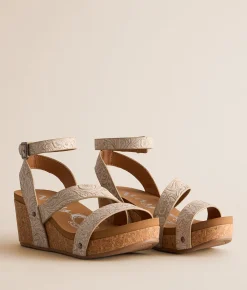 Very G Kiara Wedge Sandal Light Grey Best