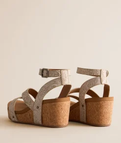 Very G Kiara Wedge Sandal Light Grey Best