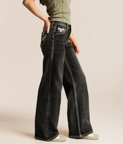 Rock Revival Kiella Wide Leg Stretch Jean Kiella UW203 Discount
