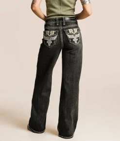 Rock Revival Kiella Wide Leg Stretch Jean Kiella UW203 Discount