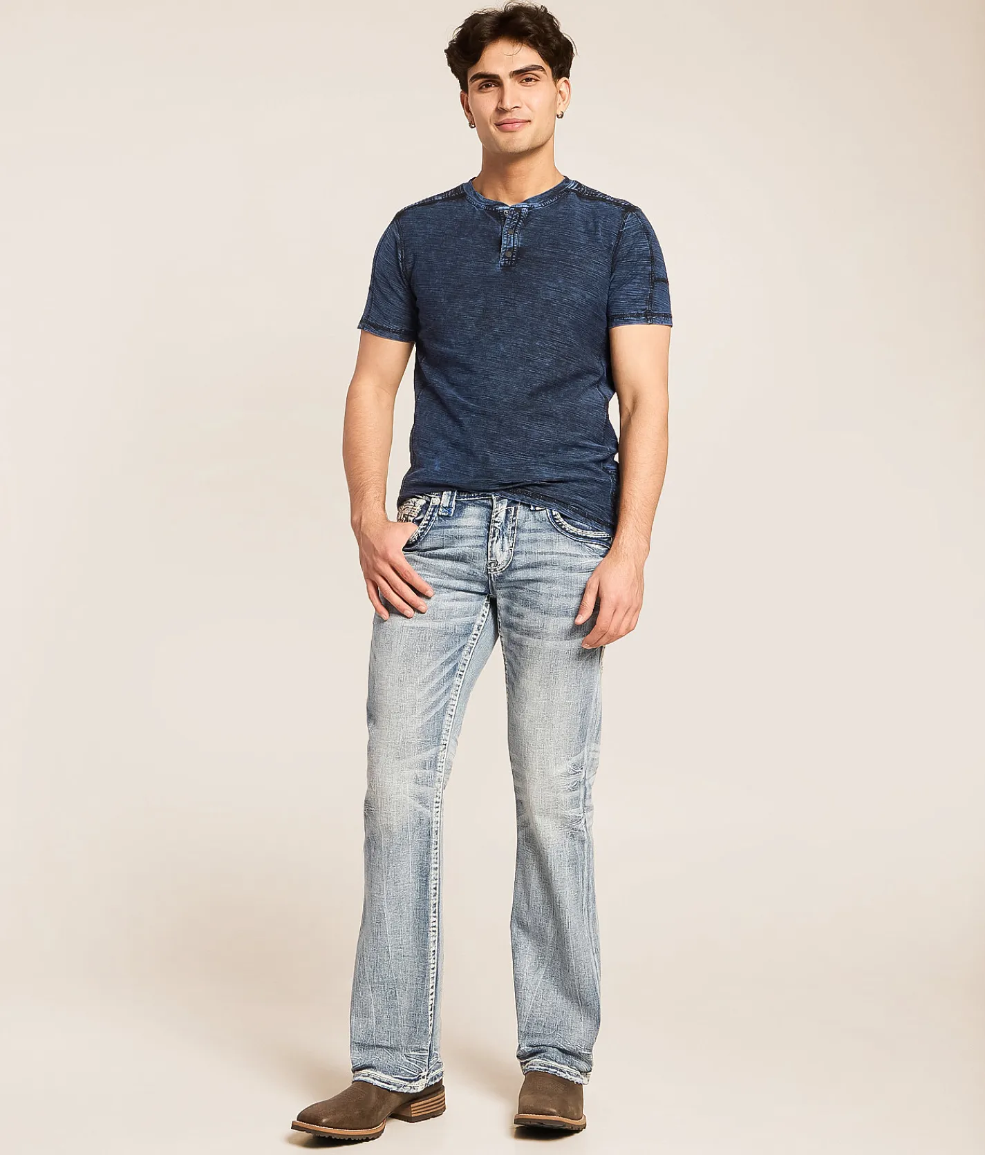 Rock Revival Kielo Slim Boot Stretch Jean Kielo SB202 Discount