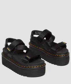 Dr. Martens Kimber Athena Flatform Sandal Black Clearance